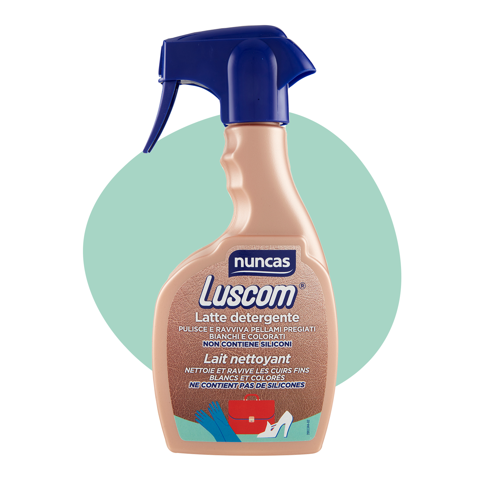 Luscom Latte Detergente Pelle 300ml Nuncas