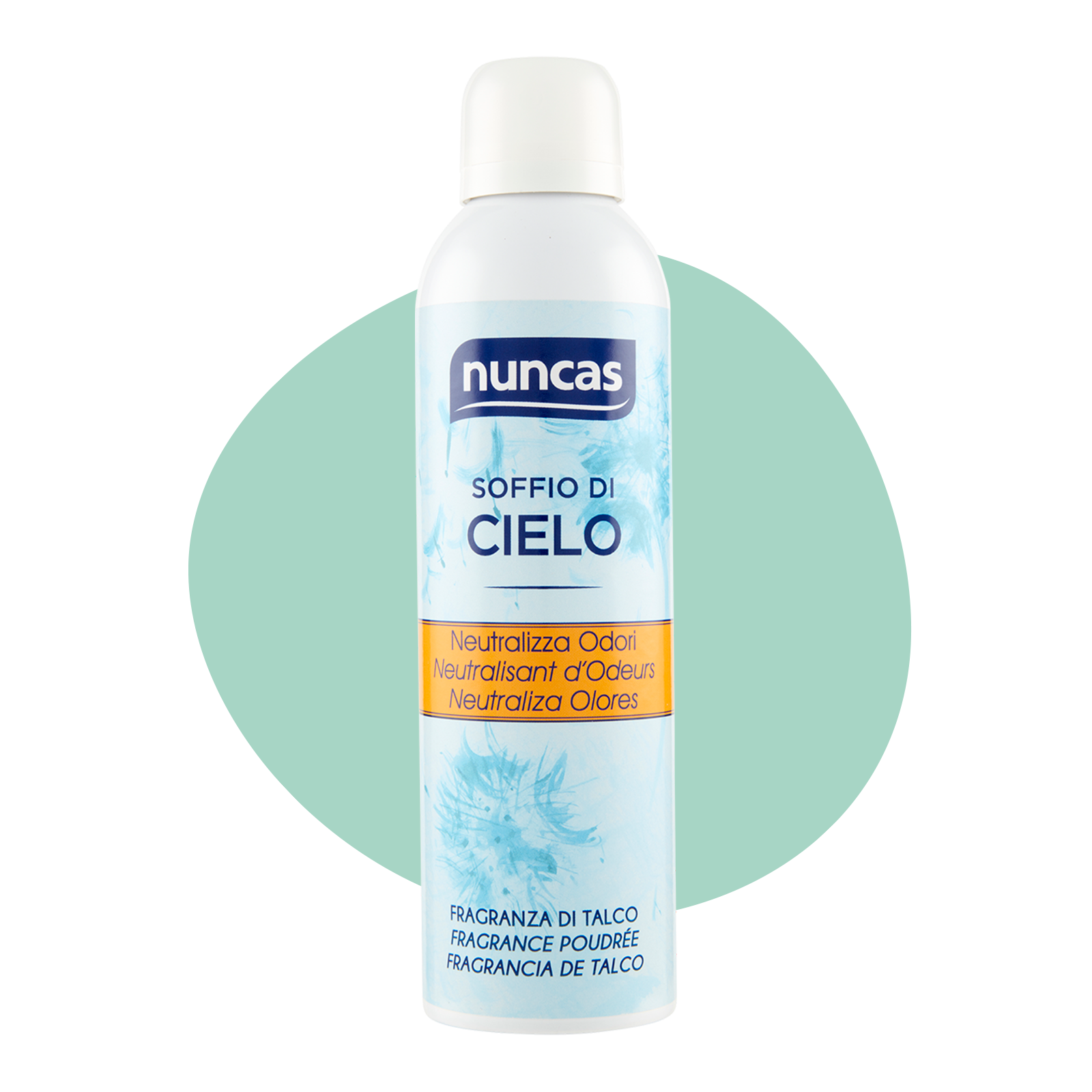 Neutralizzaodori Soffio di Cielo Spray Anti Odore Talco - 250ml | Nuncas Neutralizzaodori Soffio di Cielo Spray Anti Odore Talco - 250ml | Nuncas