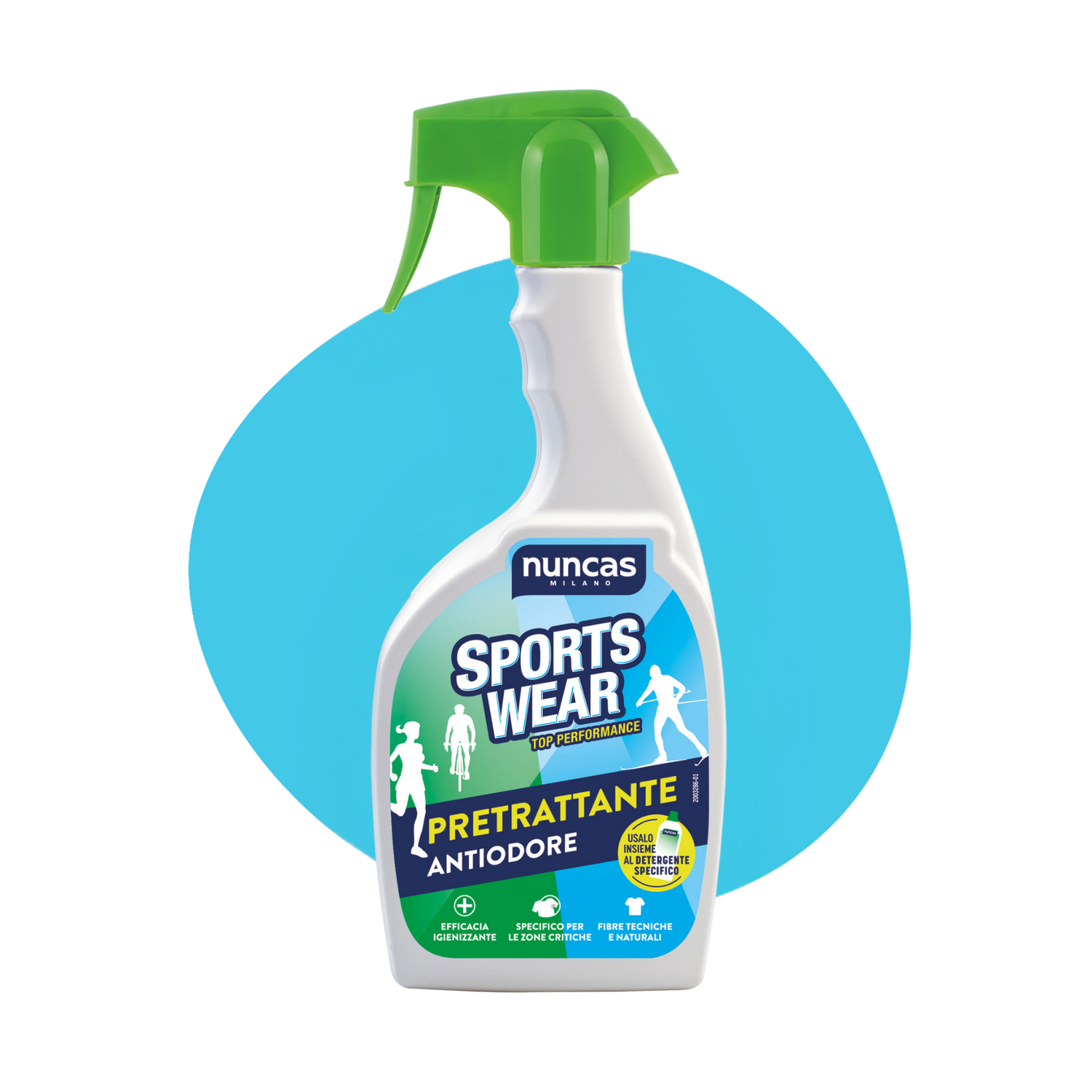 Sportswear Pretrattante Antiodore Capi a Contatto con la Pelle - 500ml