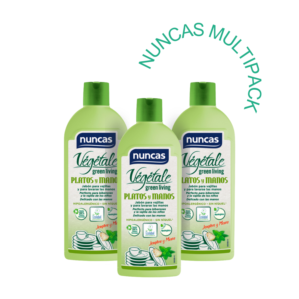 Vegetale - Detergente para Platos y Manos - 500ml - Multipack | Nuncas