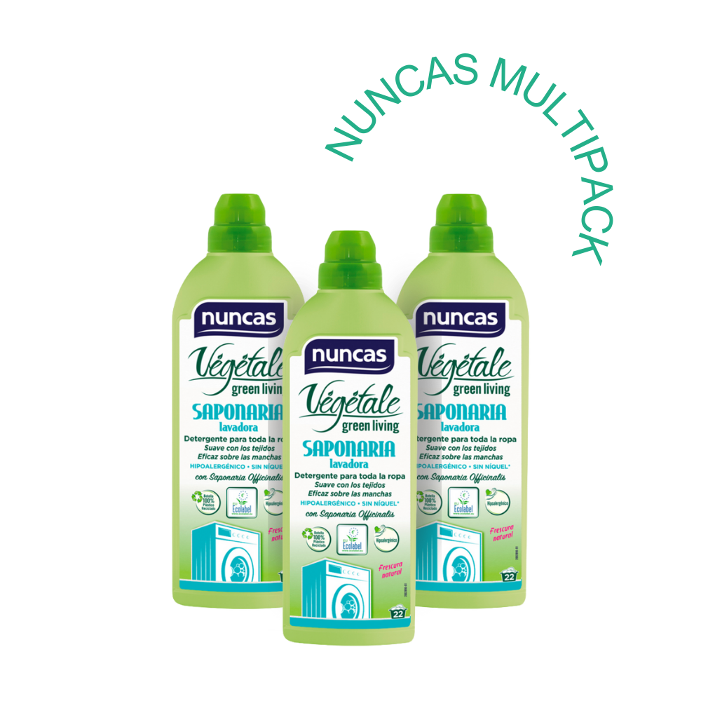 Vegetale - Detergente para Lavadora Saponaria - 1000ml - Multipack | Nuncas
