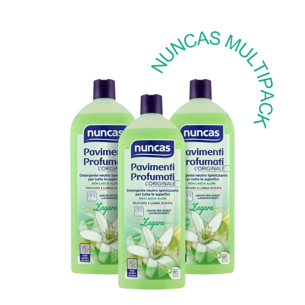 Pavimenti Profumati Detergente Zagara - 1000ml - Multipack | Nuncas