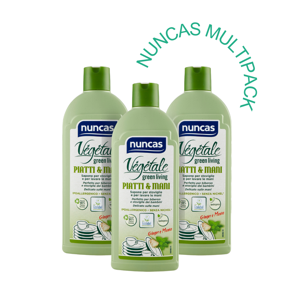 Vegetale Detergente Piatti e Mani - 500ml - Multipack | Nuncas