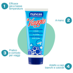 In Viaggio Detersivo Liquido 100 ml | Detersivo per bucato adatto al bagaglio a mano | Nuncas