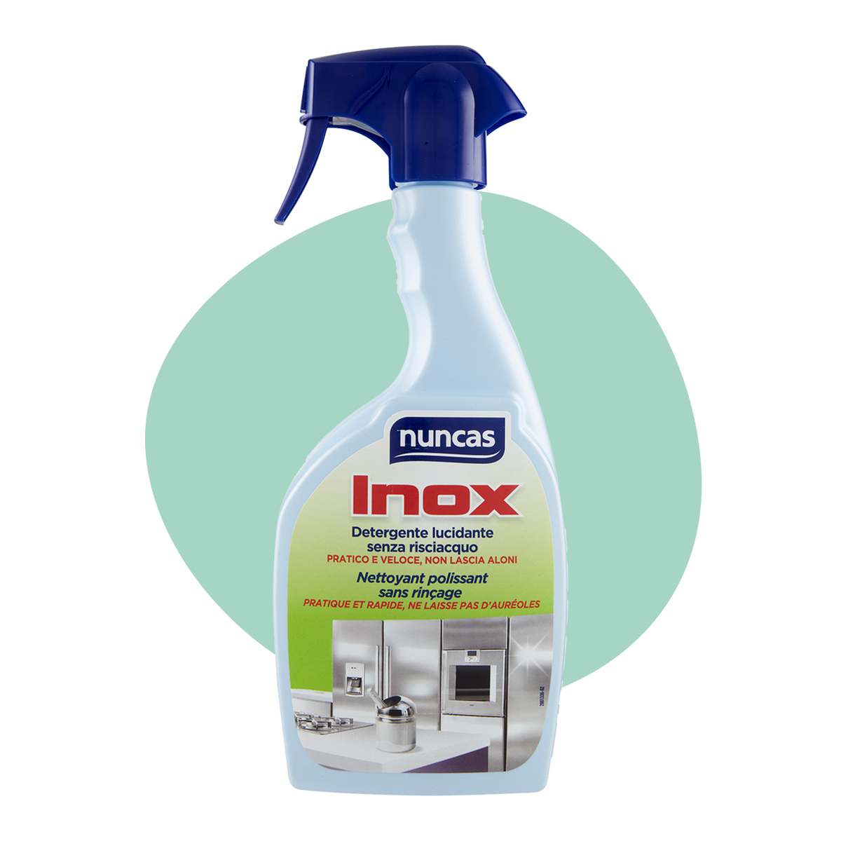 Inox Spray Detergente e Lucidante - 500ml | Nuncas
