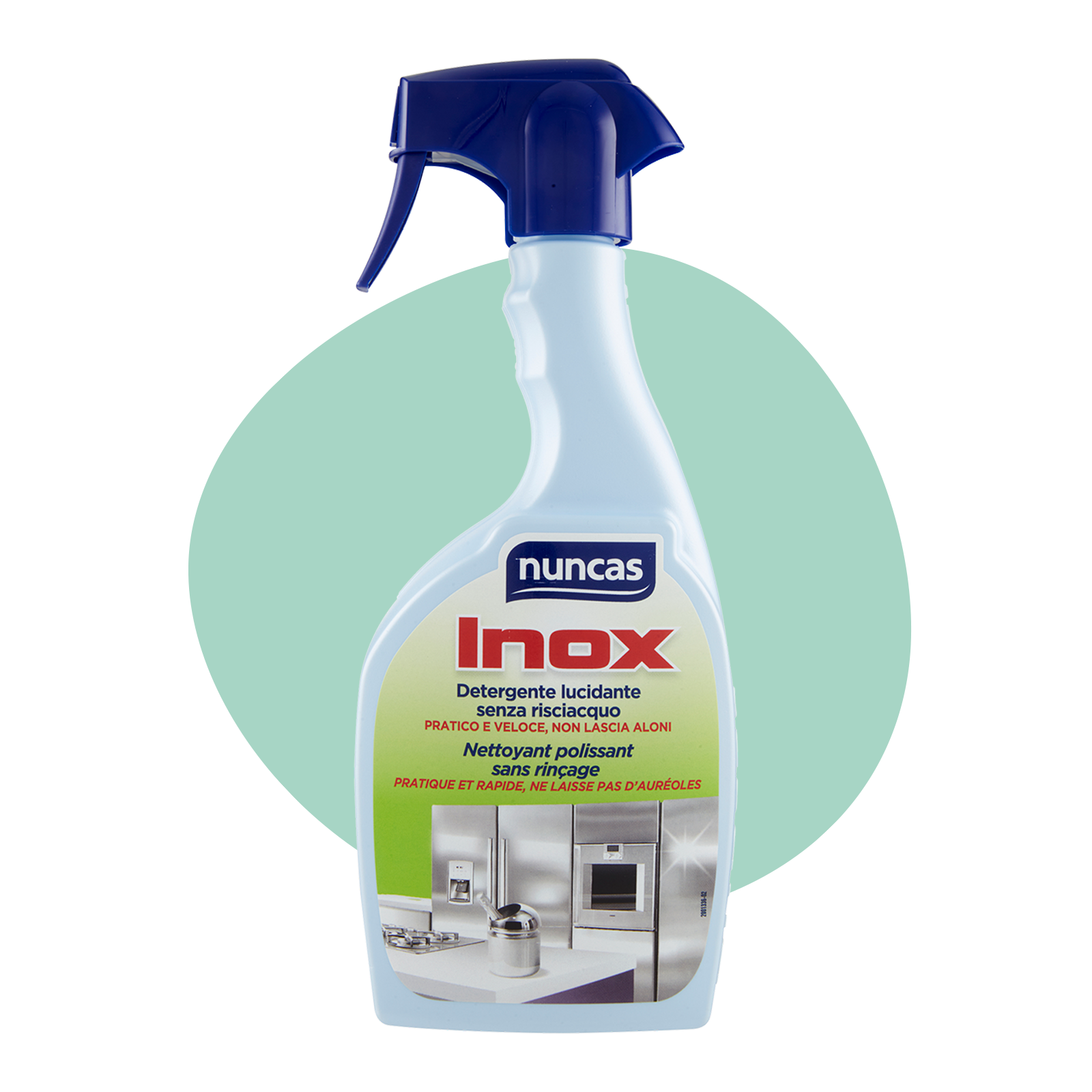 Inox Spray Detergente e Lucidante - 500ml | Nuncas