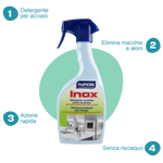 Inox Spray Detergente e Lucidante - 500ml | Nuncas