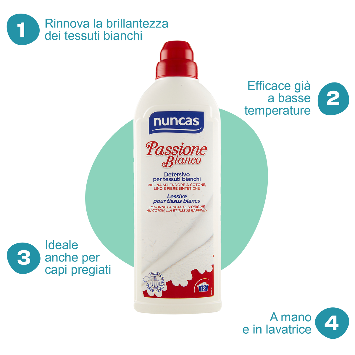 Passione Bianco Detersivo - 750ml | Nuncas