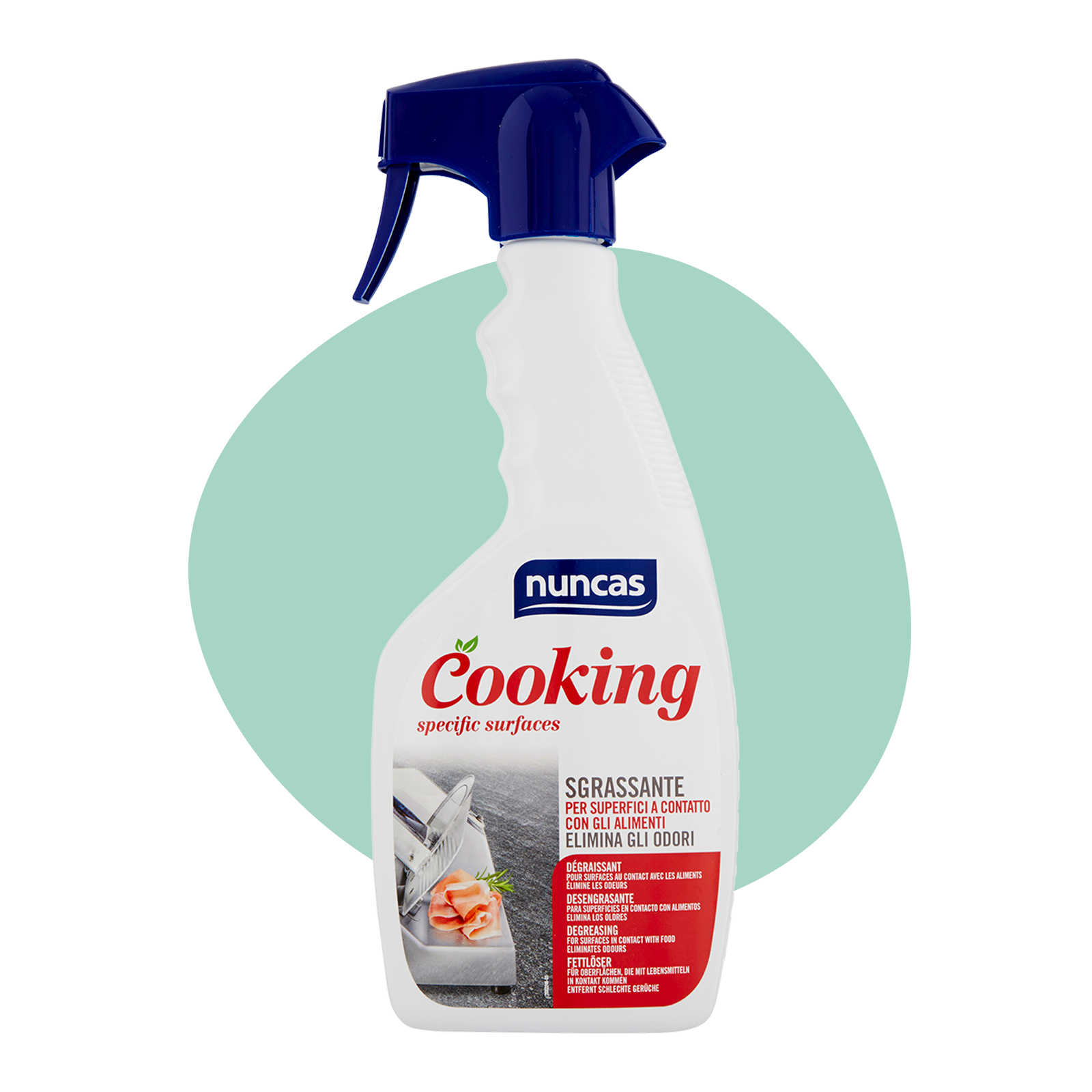 Cooking Sgrassante Superfici a Contatto con gli Alimenti - 500ml | Nuncas