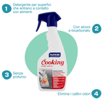 Cooking Sgrassante Superfici a Contatto con gli Alimenti - 500ml | Nuncas