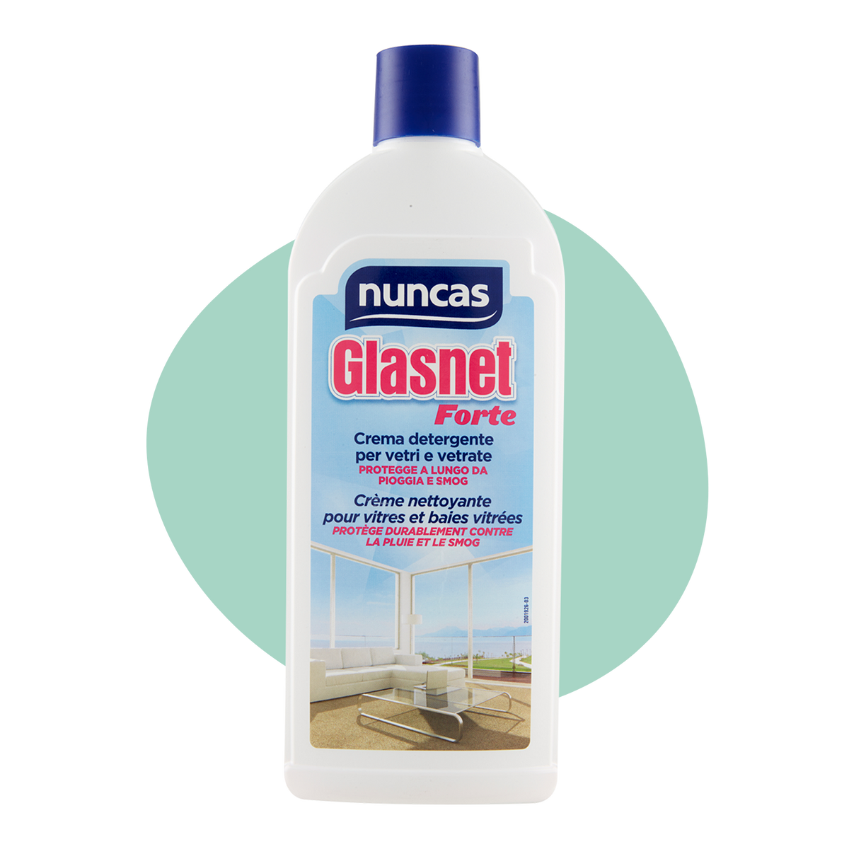 Glasnet Crema Detergente Grandi Vetri e Vetrate Forte