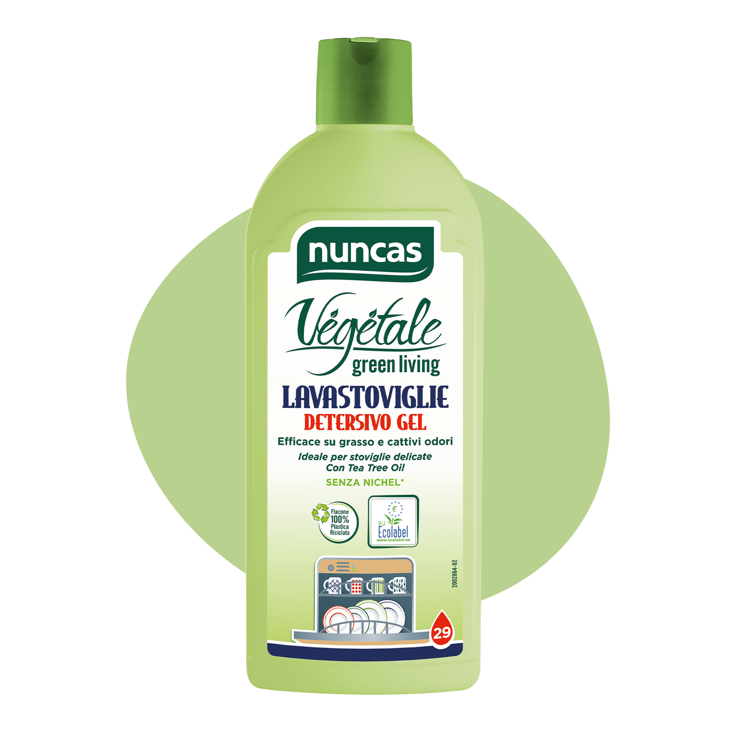 Vegetale Detersivo Gel Lavastoviglie