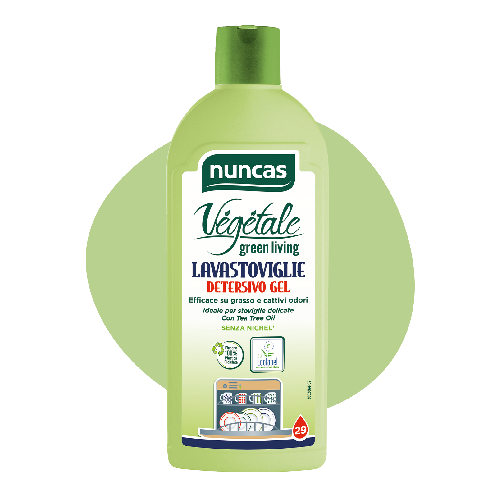 Vegetale Detersivo Gel Lavastoviglie