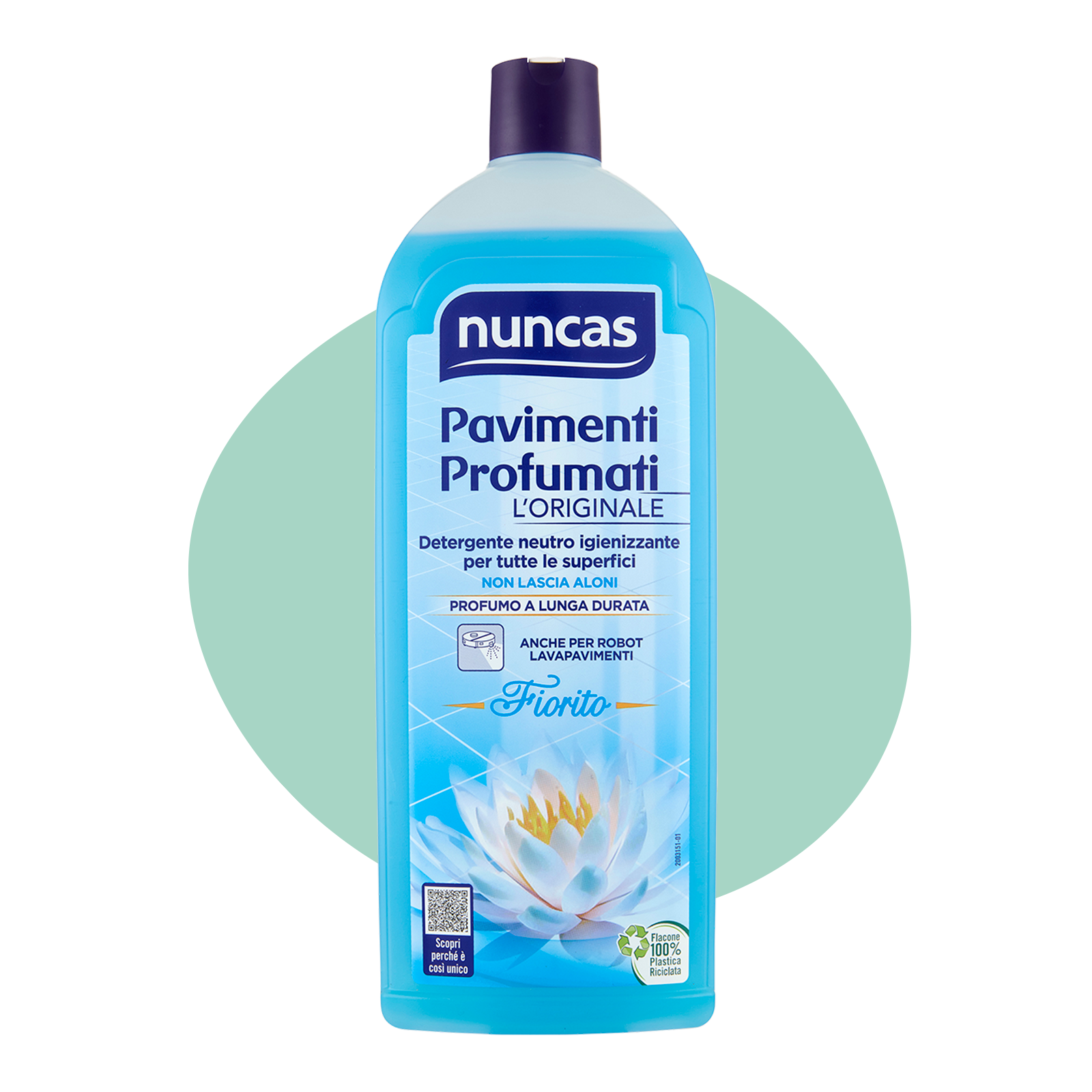 Pavimenti Profumati Detergente Fiorito - 1000ml | Detergente Neutro igienizzante per tutte le superfici | Nuncas