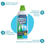 Sportswear Detergente Specifico Capi Tecnici - 750ml | Nuncas