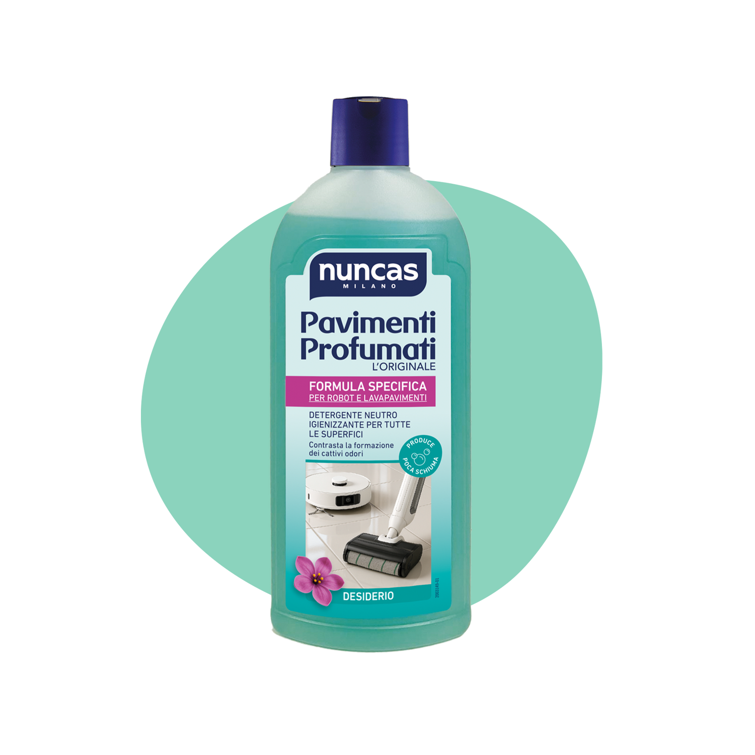 Pavimenti Profumati Robot Detergente Zagara - 500 ml Nuncas Pavimenti Profumati Robot Detergente Zagara - 500 ml Nuncas