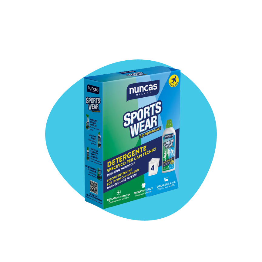 Sportswear Detergente Specifico in Bustine Monodose