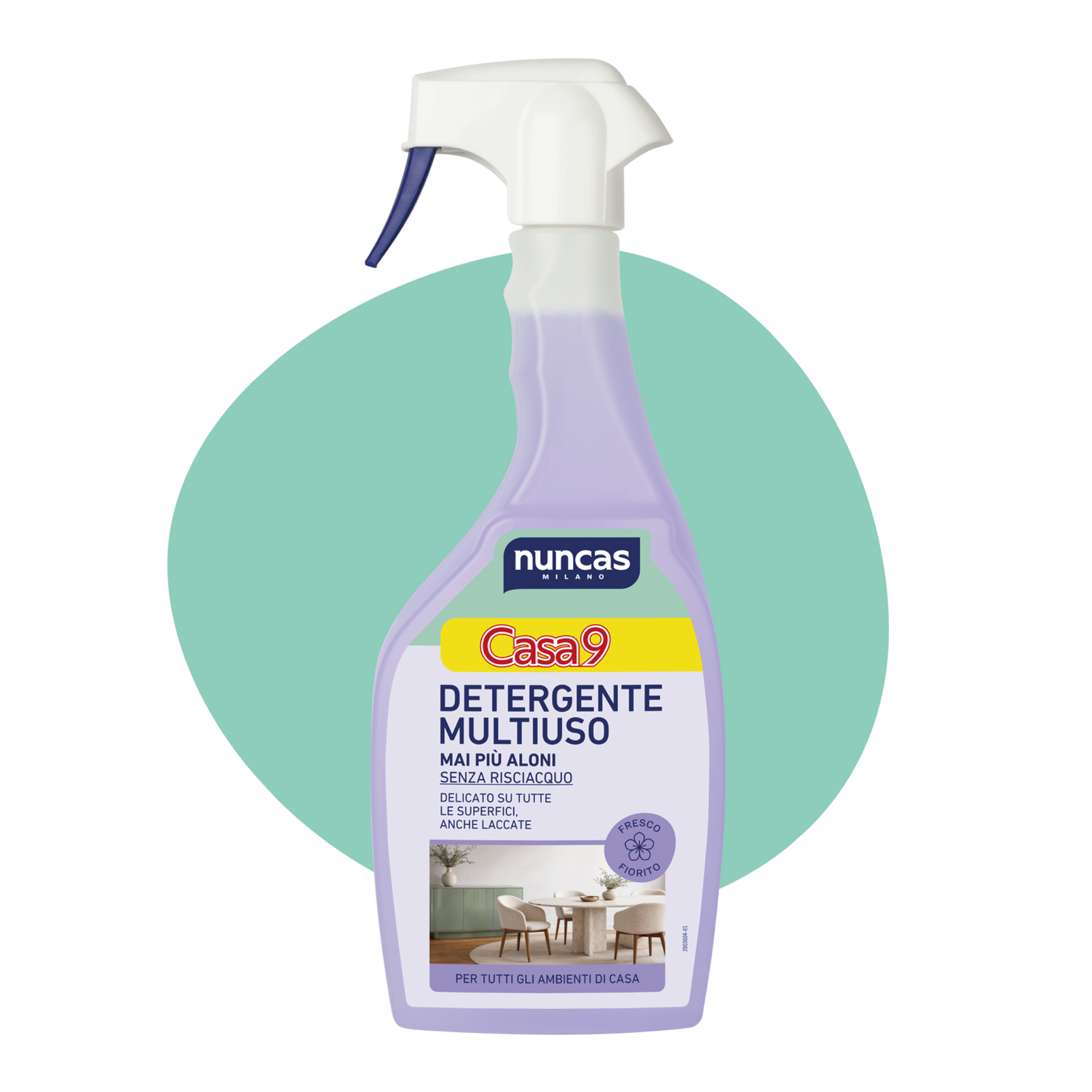 Casa9 Detergente Multiuso Fresco Fiorito - 750ml