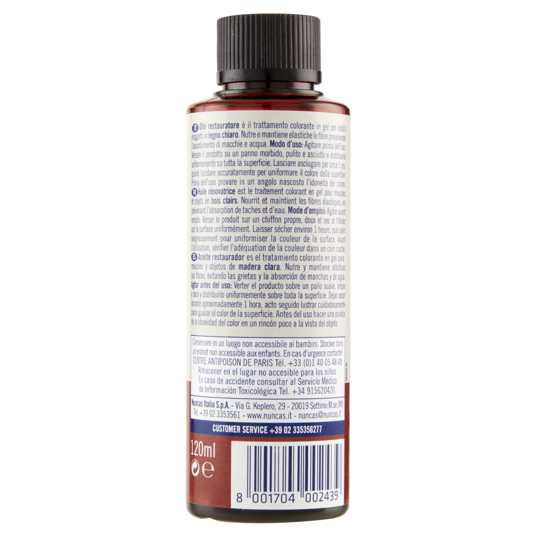 Livax Mobili&amp;amp;Design Aceite Restaurador de Madera Clara - 120ml