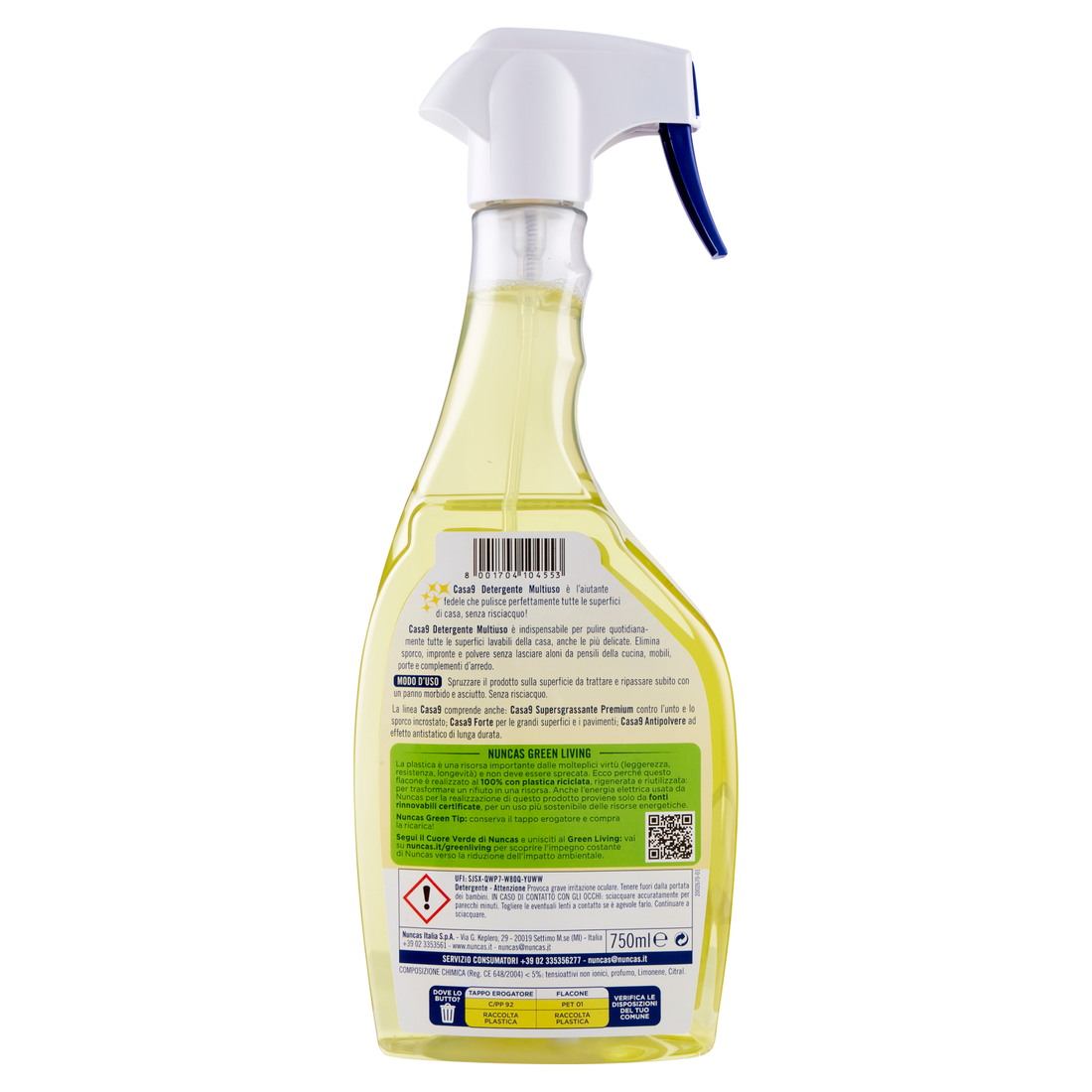 Casa9 Detergente Spray Multiuso - 750ml