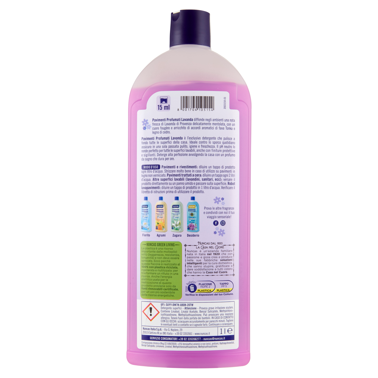 Pavimenti Profumati Detergente Lavanda - 1000ml