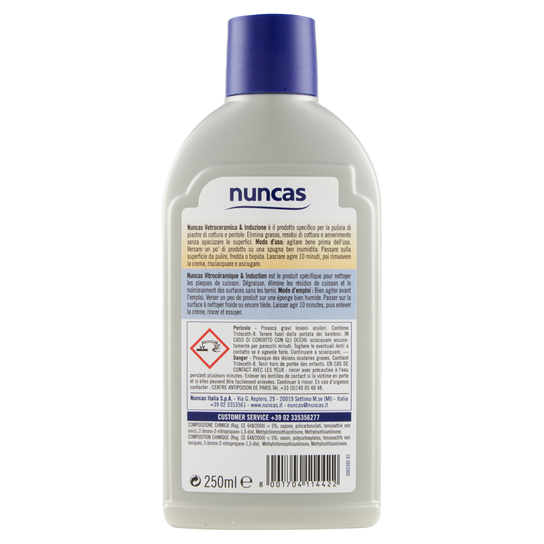 Cura Elettrodomestici Detergente Vetroceramica e Induzione - 250ml