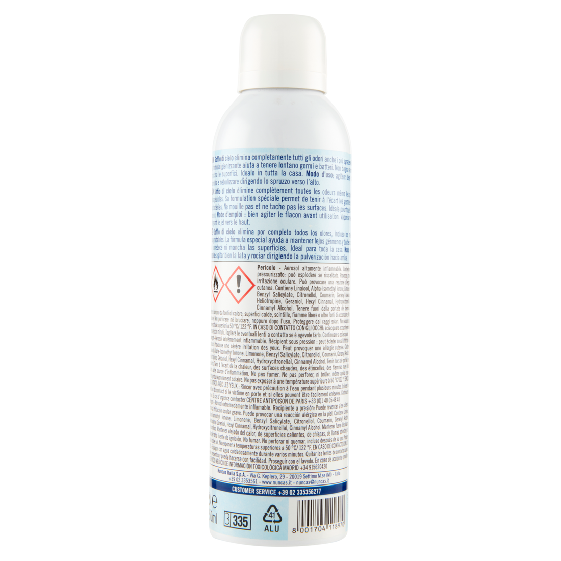 Neutralizzaodori Soffio di Cielo Spray Anti Odore Talco - 250ml