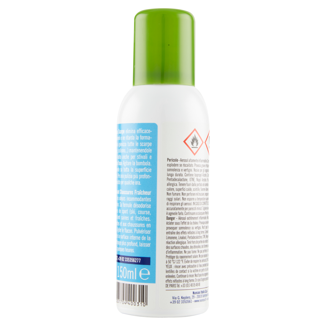 Sportswear Spray Rinfrescante Scarpe - 150ml