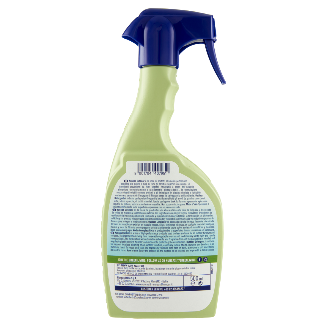 Outdoor Detergente Arredi da Giardino - 500ml