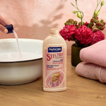Sfeltro Nuncas - Lavaggio a mano - inserimento del prodotto nella baccinella