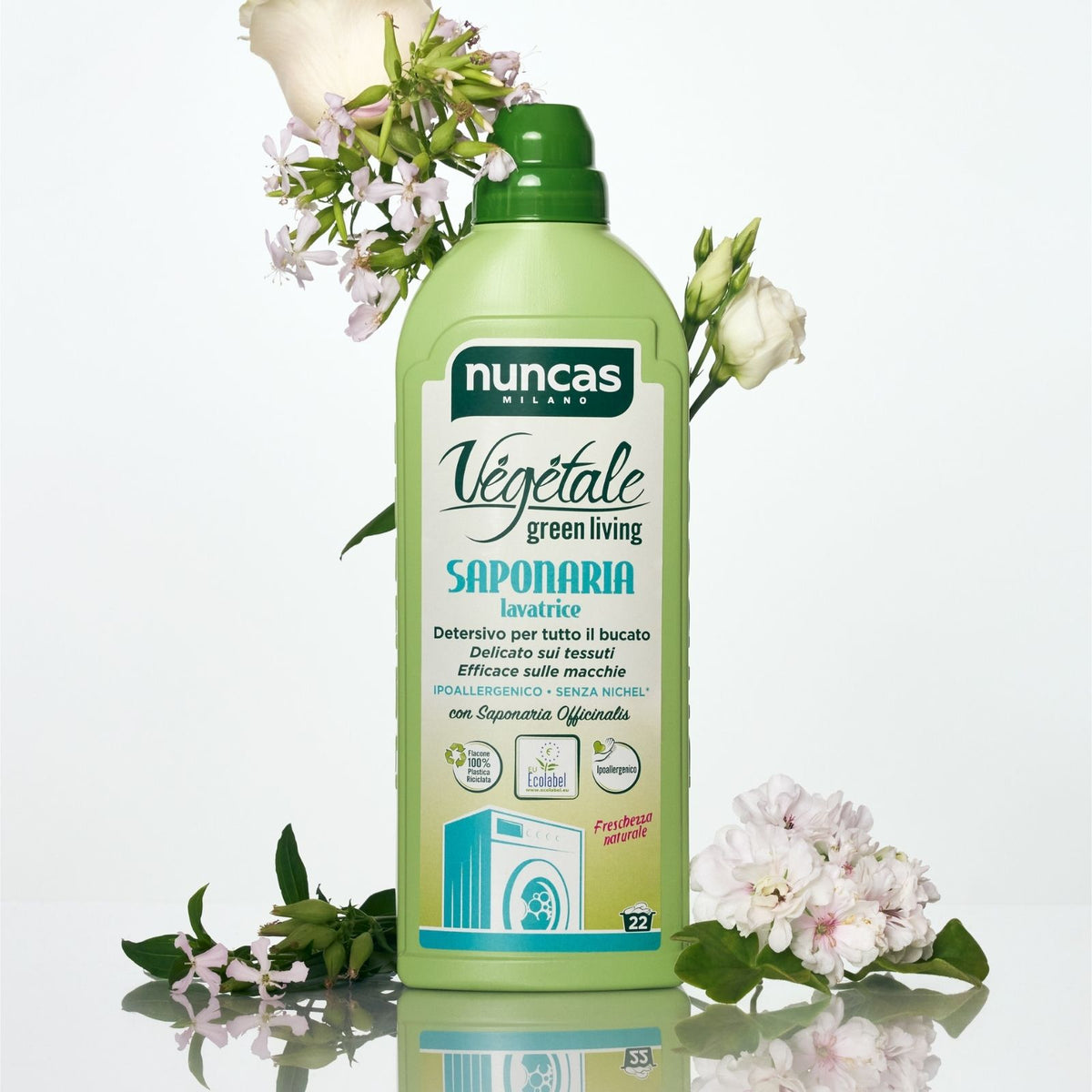 Fragranza Vegetale Saponaria Detersivo Lavatrice - fresco verde fiorito