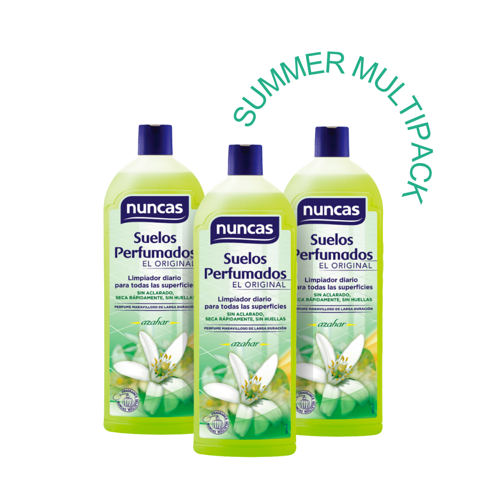 Suelos Perfumados - Detergente Azahar - 1000ml - Multipack | Nuncas