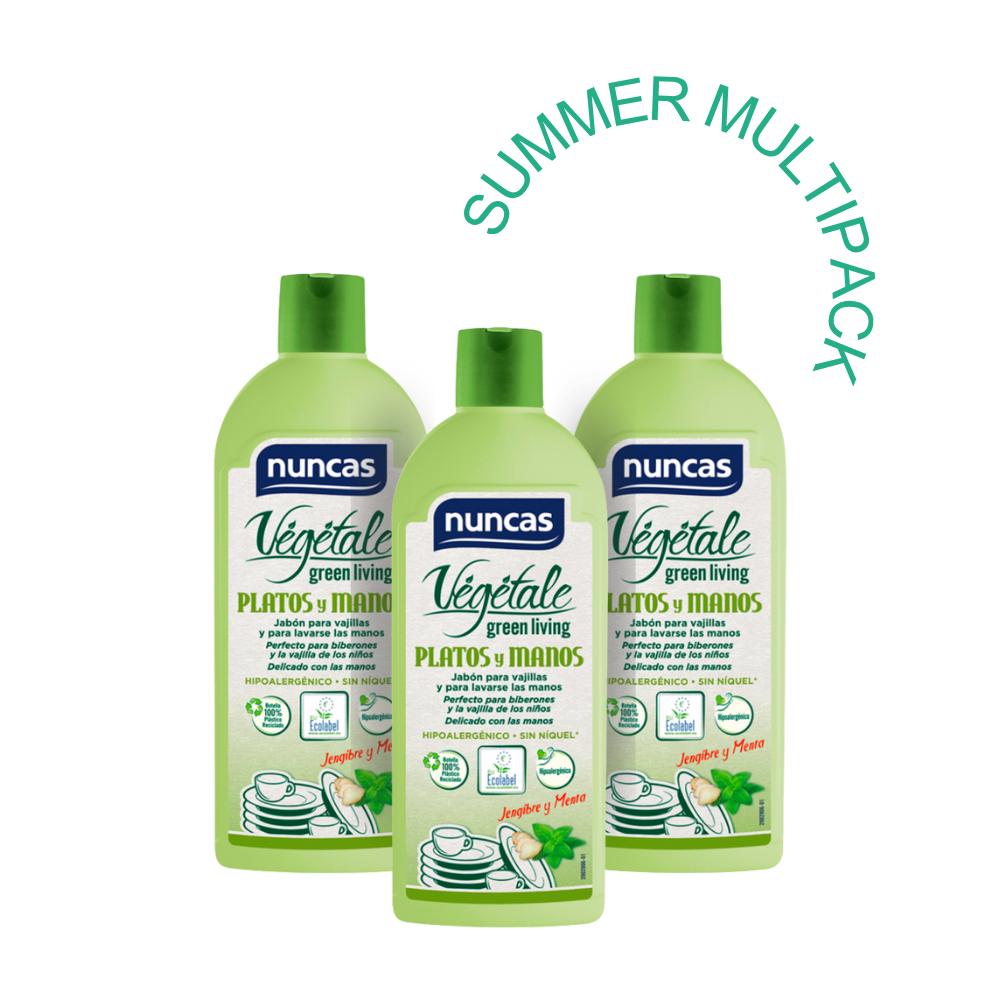 Vegetale - Detergente para Platos y Manos - 500ml - Multipack | Nuncas
