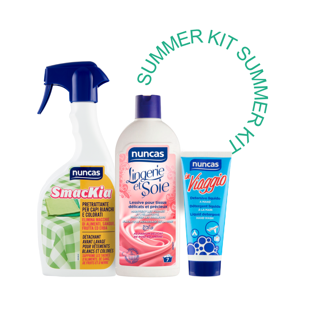 Vacances Parfaites – Kit de Voyage pour la Lessive | Nuncas