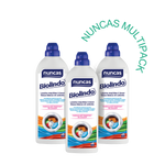 Biolindo Lessive pour Machine à Laver Tissus Blancs et Colorés - 1000ml - Multipack | Nuncas