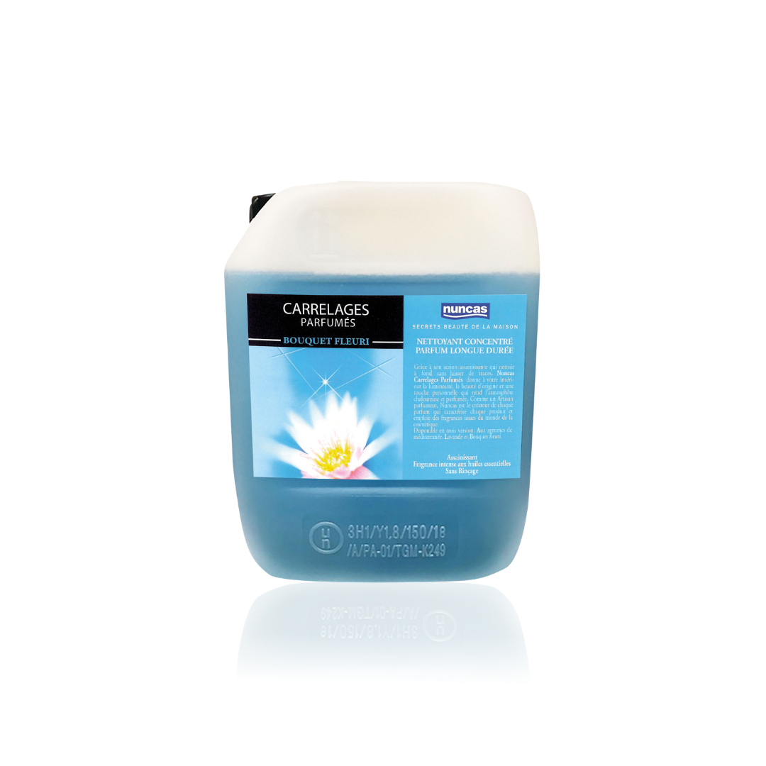 Carrelages Parfumés Nettoyant pour Sols - Bouquet Fleuri - 5000 ml | Nuncas