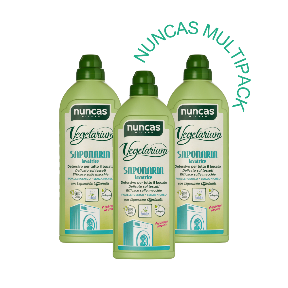 Vegetarium Saponaria Detersivo Lavatrice - 1000ml - Multipack
