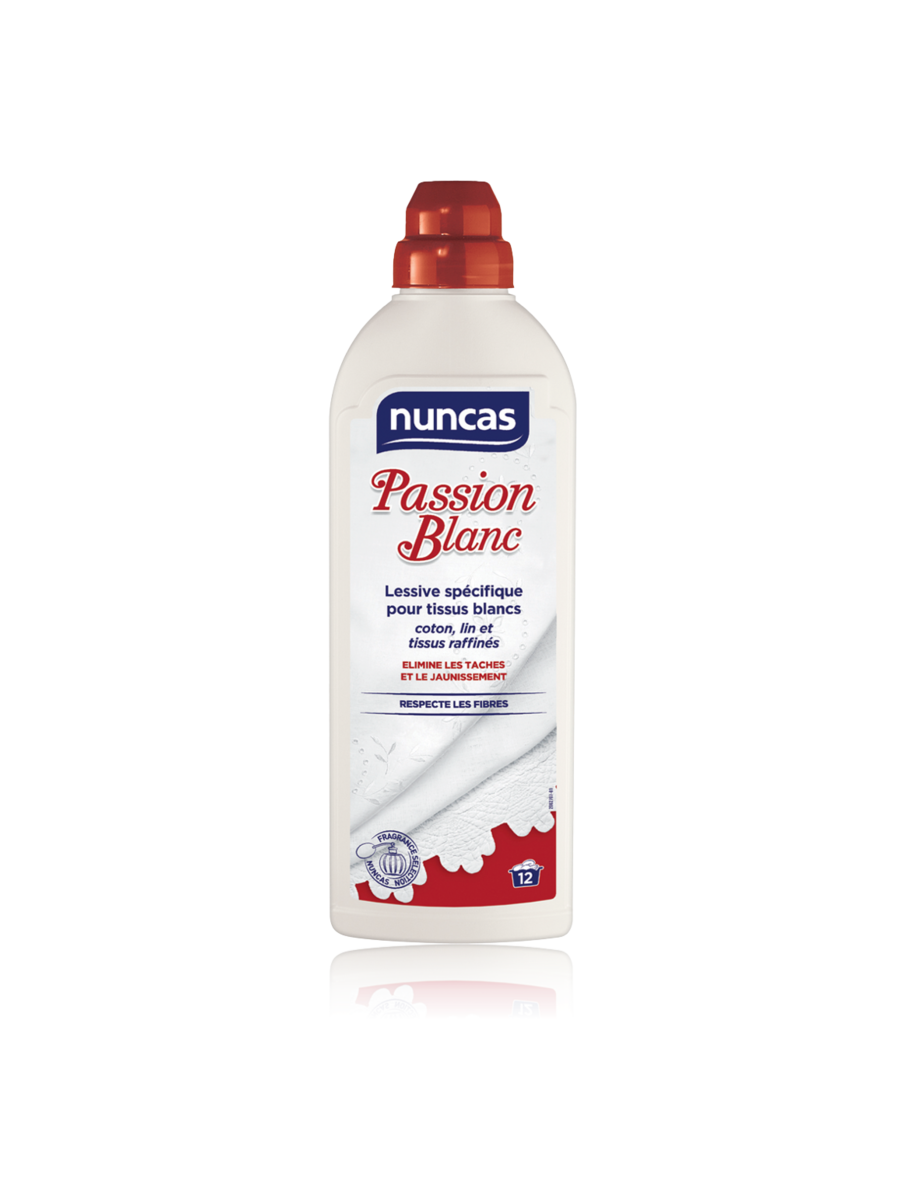 Passion Blanc Lessive Spécifique pour Tissus Blancs